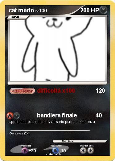 Pokemon cat mario