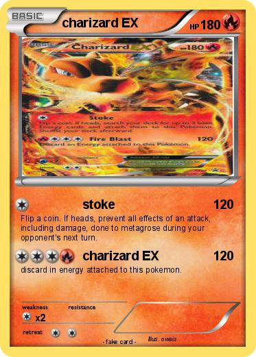 Pokemon charizard EX