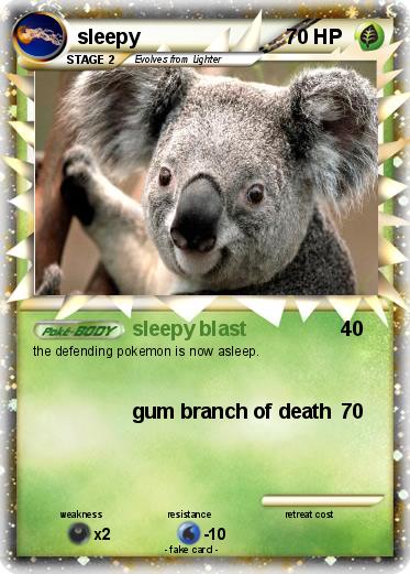 Pokemon sleepy
