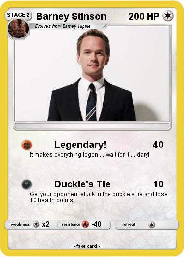 Pokemon Barney Stinson