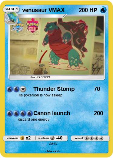 Pokemon venusaur VMAX