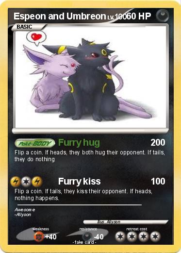 Pokemon Espeon and Umbreon