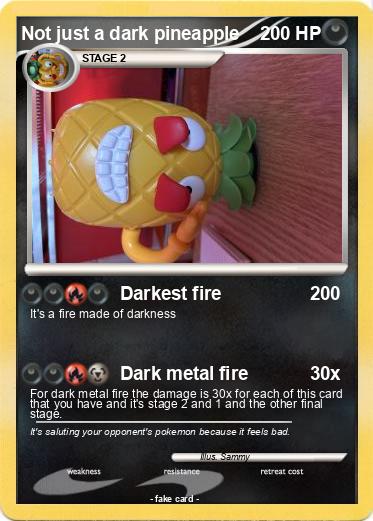 Pokemon Not just a dark pineapple