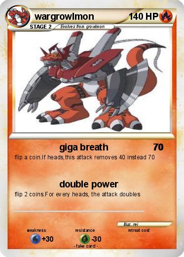 Pokemon wargrowlmon