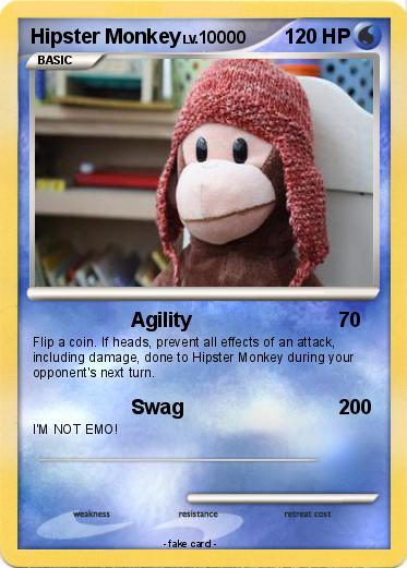 Pokemon Hipster Monkey