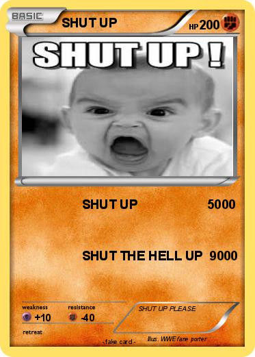 Pokemon SHUT UP