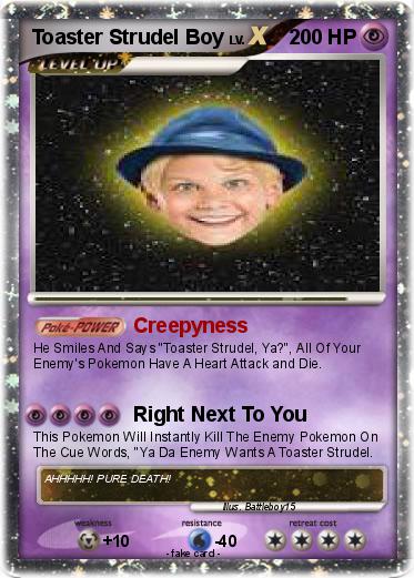 Pokemon Toaster Strudel Boy