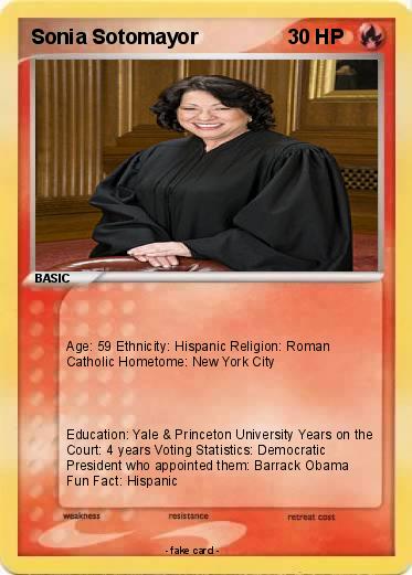 Pokemon Sonia Sotomayor