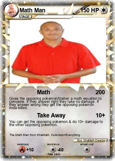 Pokemon Math Man