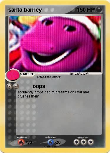Pokemon santa barney