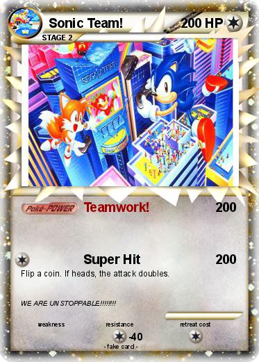 Pokemon Sonic Team!