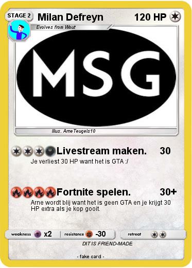 Pokemon Milan Defreyn