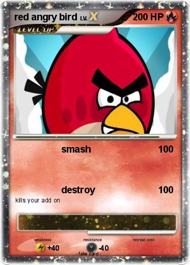 Pokemon red angry bird