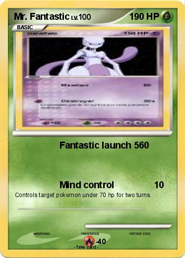 Pokemon Mr. Fantastic