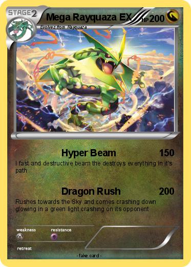Pokemon Mega Rayquaza EX