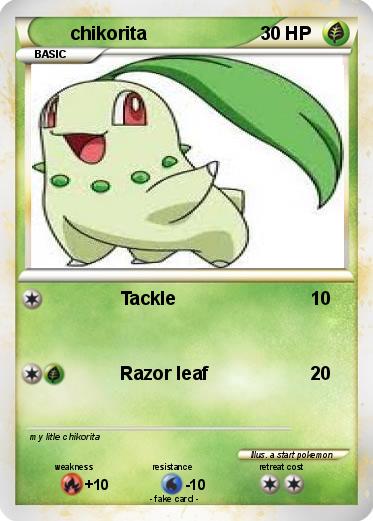 Pokemon chikorita