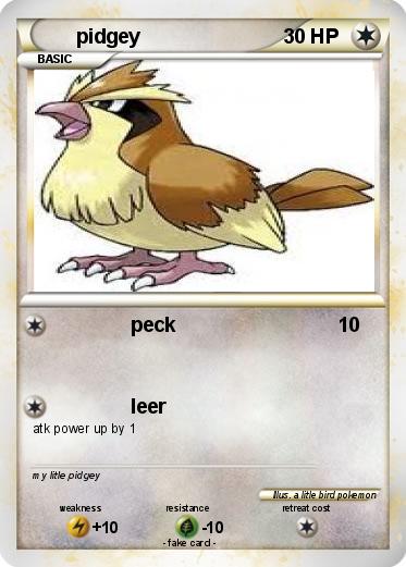 Pokemon pidgey