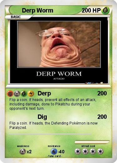 Pokemon Derp Worm