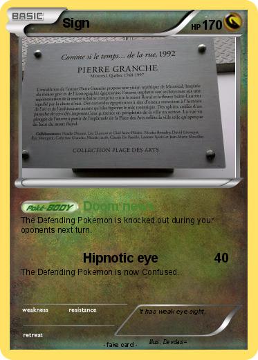 Pokemon Sign