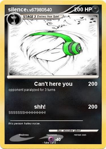 Pokemon silence