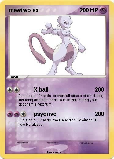 Pokemon mewtwo ex
