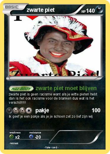 Pokemon zwarte piet