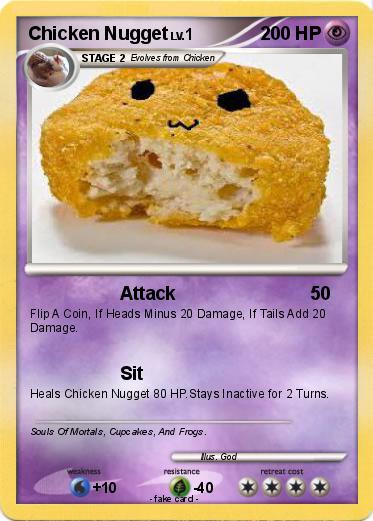 Pokemon Chicken Nugget