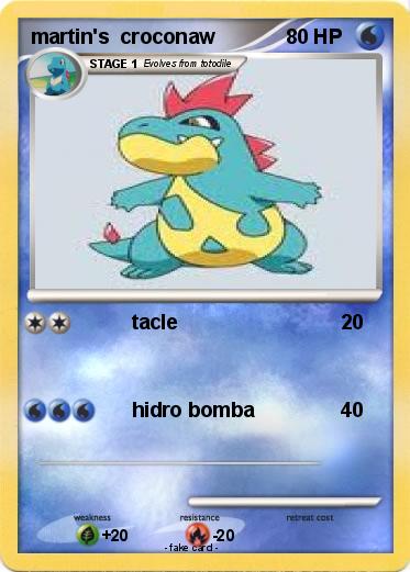 Pokemon martin's  croconaw