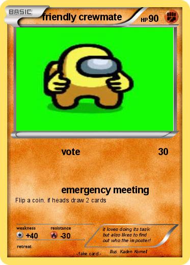 Pokemon friendly crewmate