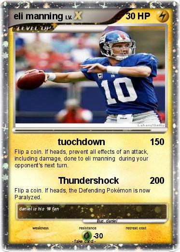 Pokemon eli manning