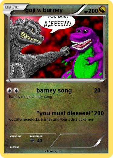 Pokemon goji v. barney