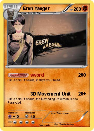 Pokemon Eren Yaeger