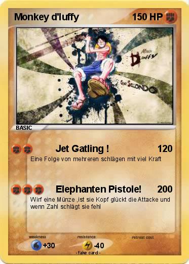Pokemon Monkey d'luffy