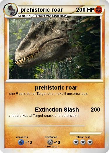 Pokemon prehistoric roar