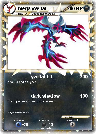 Pokemon mega yveltal
