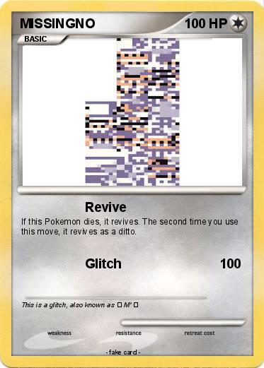 Pokemon MISSINGNO