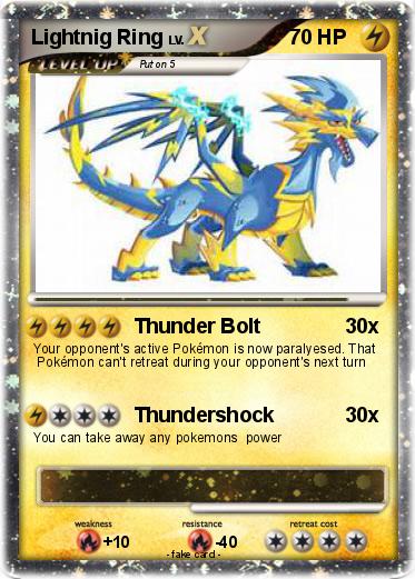 Pokemon Lightnig Ring