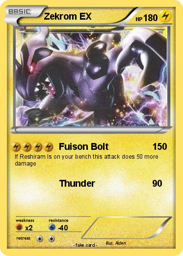 Pokemon Zekrom EX