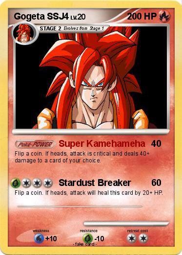 Pokemon Gogeta SSJ4