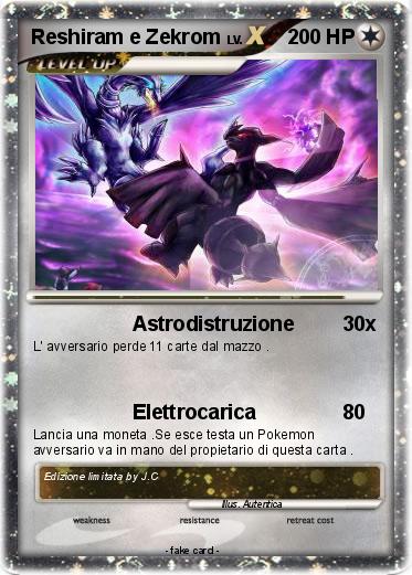 Pokemon Reshiram e Zekrom