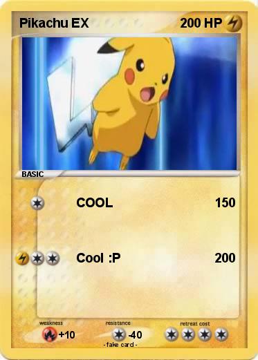 Pokemon Pikachu EX