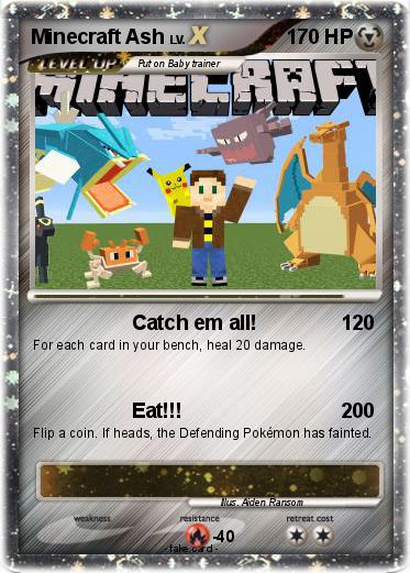 Pokemon Minecraft Ash