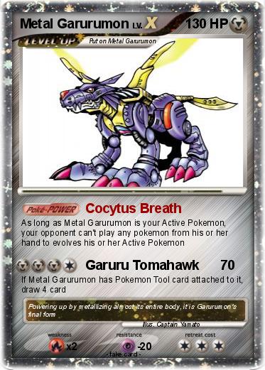 Pokemon Metal Garurumon