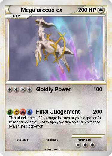Pokemon Mega arceus ex