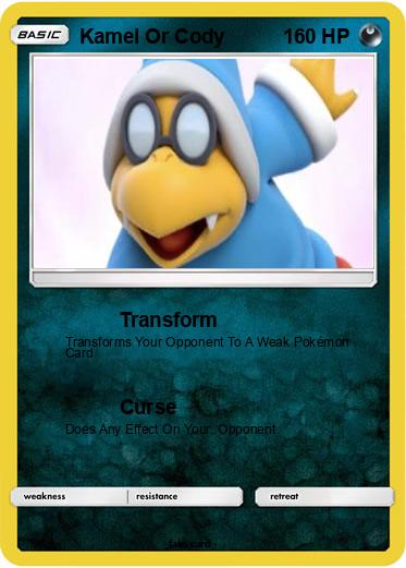 Pokemon Kamel Or Cody