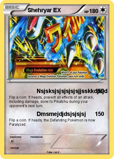 Pokemon Shehryar EX