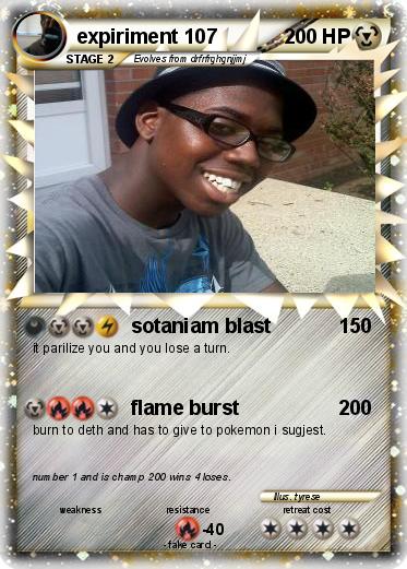 Pokemon expiriment 107