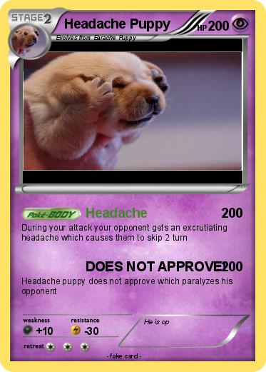 Pokemon Headache Puppy