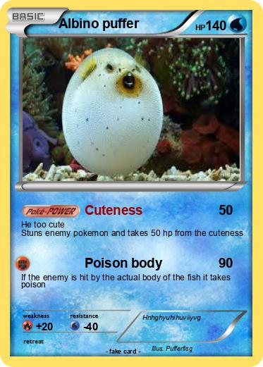 Pokemon Albino puffer