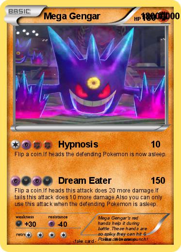 Pokemon Mega Gengar                18000000